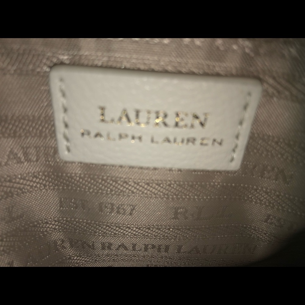 Ralph Loren White Handbag